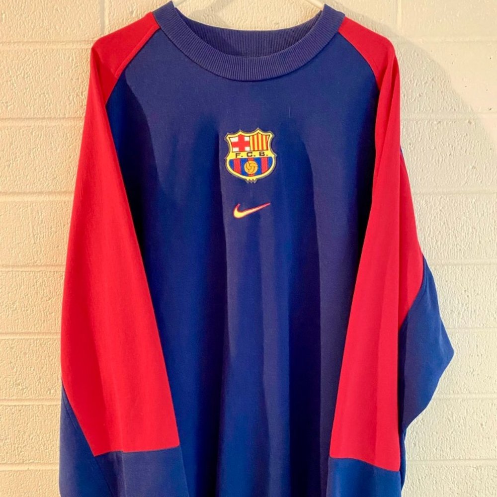 Nike Barcelona FC Practice Top circa. 1996 - XL